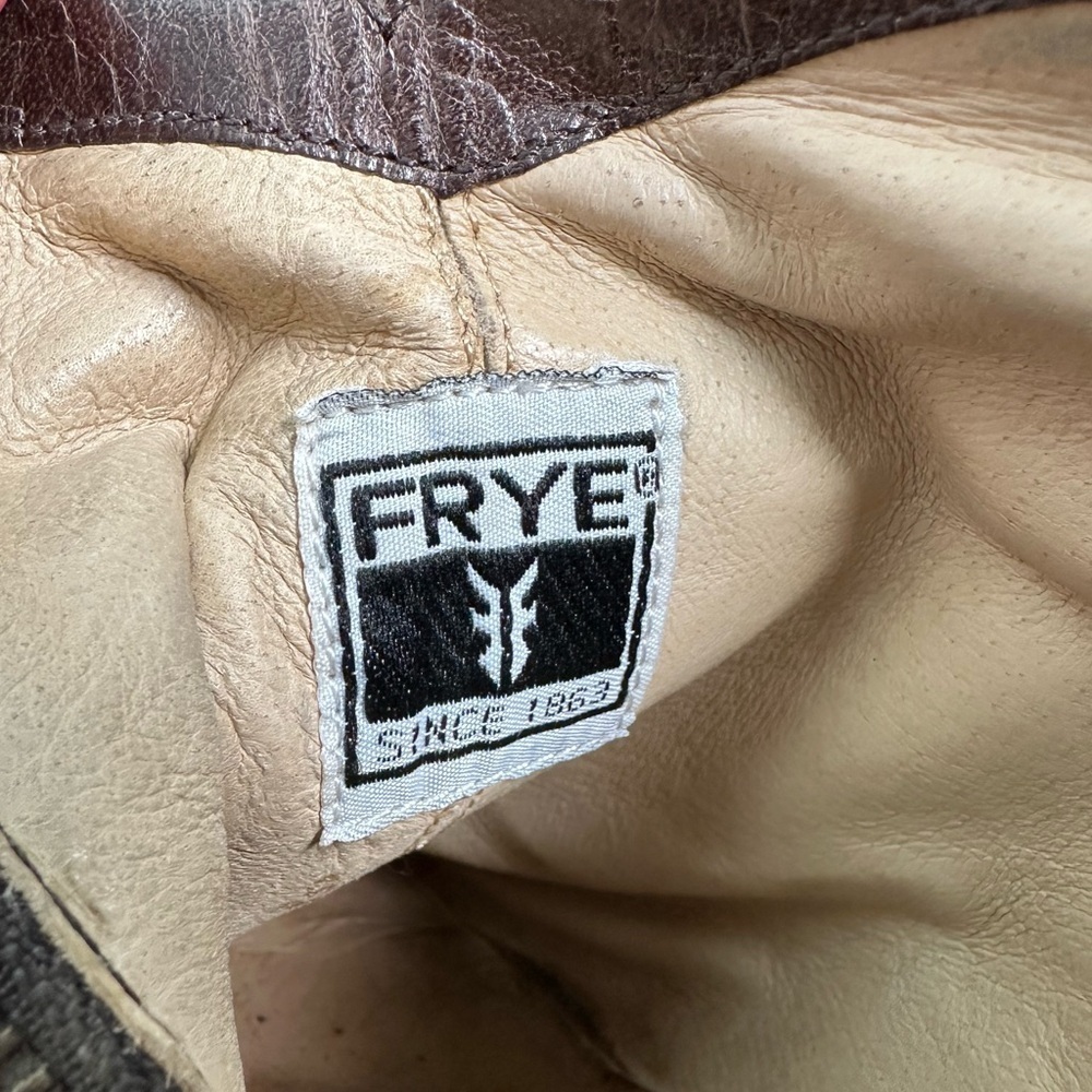 Frye Distressed Renee Western Short Ankle Boot - Picture 8 of 10